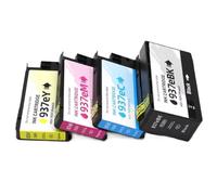 NSWPJTJVU Cartucho De Tinta 936 937 938e Compatible con Officejet Pro 4S6X3A 4S6X0A 9110b 9120 9130 9720 9730(1Set 4Color 937e)