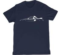 NSX R GT Track Supercar Silhouette - Camiseta, Azul marino, Medium