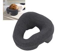 NSXAYIWE Almohada de masaje boca abajo para cama, reposacabezas de espuma viscoelástica, almohada ergonómica BBL para después de la cirugía, recuperación de cirugía ocular, sueño (Gris oscuro)