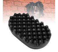 NSXAYIWE Lujoso cepillo rizado para pelo trenzado, peine afro trenzado, para rastas con mango ergonómico, herramienta de estilismo de goma lavable para el hogar y el salón