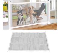 NSXAYIWE Puerta para Perros para escaleras, Puertas para bebés Plegables sin perforación para Puertas, Puerta portátil para Valla de Seguridad para Perros para Entrada y Escalera (Estilo 1)