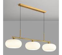 NSXBY Araña Minimalista de metacrilato, lámpara de araña China de Estilo Crema Antigua, luz Principal de la Sala de Estar Vintage, luz del Comedor Moderno, araña del Dormitorio,Latón