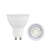 NSXDCVKBJ Fengyan Lighting, Paquete de 10, lámpara de foco LED GU10/MR16 6W AC220V bombillas de foco for decoración interior del hogar(Warm white,GU10 6W)