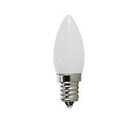 NSXDCVKBJ Fengyan Lighting, Paquete de 2, bombilla de vela de filamento LED AC220V 1,5 W 180 lúmenes, foco pequeño, lámpara de luces LED for refrigerador(Milkly,Blanco)