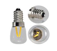 NSXDCVKBJ Fengyan Lighting, Paquete de 4, luz de lámpara de filamento Led AC220V E12 1,5 W T22 bombilla de vela pequeña for el hogar iluminación del congelador del refrigerador(Blanco)