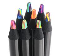 nsxsu 16 lápices arcoíris, lápices de colores jumbo para adultos, lápices multicolores, suministros de arte para dibujar, colorear, bocetos, preafilados