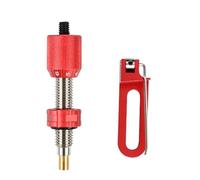 NSXVIF Juego de Reposaflechas Magnético y Émbolo Amortiguador para Tiro con Arco, Accesorios de Caza Ajustables, para Arcos Recurvos y Largos, Tanto para Diestros como para Zurdos(Red)