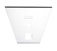 NT CUTTER - 2 Cuchillas para Rasqueta Trapezoidal SC-2P