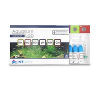 NT Labs Aquarium Lab Multi Test Kit - Test para Acuario de Agua Dulce 6 en 1 (Amoníaco, nitrito, nitrato, pH, GH, KH), hasta 200 Mediciones, Kit Líquido Profesional Alta Precisión