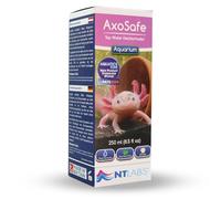 NT Labs AxoSafe para acuarios de ajolote, elimina cloro, halógenos, cloramina, libre de aloe vera, accesorios de acuario para axolotls (250 ml)