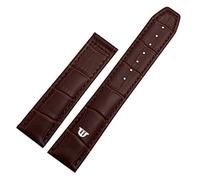 NTALJC 20mm 22mm Genuine Leather Watch Strap, For Maurice Lacroix Watchband Folding Buckle Leisure Business Cow Leather Bracelet