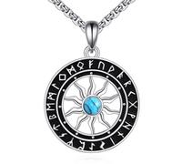 NTALJC Collar de plata con colgante de sirena/tortuga/onda/brújula, joyería de playa, regalo para mujer