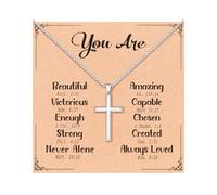 NTALJC Faith Cross para mujeres dones cristianos religiosos inspiradores para mujeres Mamá hija esposa hermana sobrina para niñas