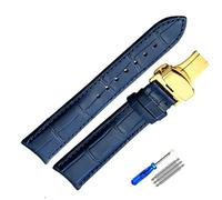 NTALJC Genuine Leather Watchband For Tissot Mens Watch Strap