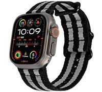NTALJC Nylon Band | The Original Rugged Compatible with Band for Men & Women Soft, Breathable, Woven Water-Resistant Nylon Mens iWatch Strap | Fits Ultra 2 & Ultra 49mm 45mm 44mm 42mm Seri
