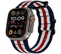 NTALJC Nylon Band | The Original Rugged Compatible with Band for Men & Women Soft, Breathable, Woven Water-Resistant Nylon Mens iWatch Strap | Fits Ultra 2 & Ultra 49mm 45mm 44mm 42mm Seri