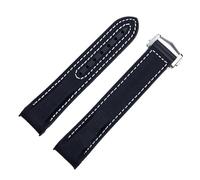 NTALJC Nylon Rubber Watch band For Omega 8900 600 300 Planet Ocean