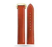 NTALJC Omega 300 150 007 AT150 Brown Watchband Bracelet Deployant Clasp 19mm 20mm 21mm Italian Strap (Color : A Blue-Silver, Size : 20mm)