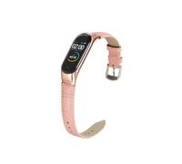 NTALJC Para Xiaomi Mi Band 8 7 6 5 4 3 Mujeres Hombres Reloj Correa de cuero con estuche