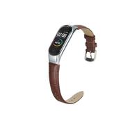 NTALJC Para Xiaomi Mi Band 8 7 6 5 4 3 Mujeres Hombres Reloj Correa de cuero con estuche