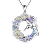 NTALJC Rana/tigre/axolotl/colibrí/pingüino/gato/hipopótamo/collar colgante colgante de plata