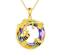 NTALJC Rana/tigre/axolotl/colibrí/pingüino/gato/hipopótamo/collar colgante colgante de plata
