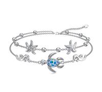 NTALJC Silver Witches Knot/Butterfly/Dragonfly Bracelet Silver Luck Irish Celtic Knot Moon Charm Arrketra Wicca Magick Jewelry For Women Girls Regalos