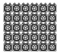 Ntcpefy 30 Piezas de Carburador Partes Motosierra Almohadillas de Membrana de Carburador Para Motosierra Carburador 2500/3800/4500/5200/5800 Accesorios