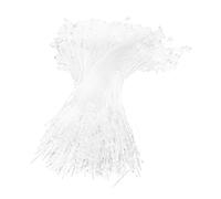 Ntcpefy 500 Piezas de Bucle de Precios Navetes Sujetador Blancos de Etiquetas de rapido 5 Pulgada 130mm