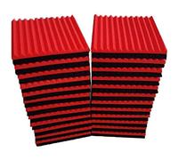 Ntcpefy Panel aislante acústico de 48 piezas panel acústico de espuma de estudio con cuña ignífuga e insonorizada, 2,5 x 30 x 30 cm