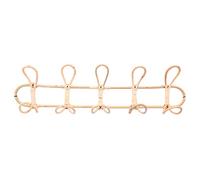 Ntcpefy Percha de pared de ratán de tamaño de la ropa colgador de ganchillo soporte para tela organizador perchas decoración para la decoración del hogar