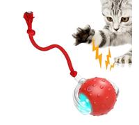 Nteractive Cat Ball, Smart Cat Teaser, USB recargable Ball, Electric Kitten Toy, Chirping Motion Ball, Cat Teaser Ball, Indoor Cat Toy, Bored Cat Toy, Motion Activated Toy, Recargable Cat Toy,