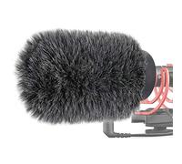 NTG Furry - Protector de viento para micrófono Rode VideoMic NTG y micrófonos con longitud máxima de ranura de 100 mm y diámetro de 18-24 mm de YOUSHARES (shag, gris)