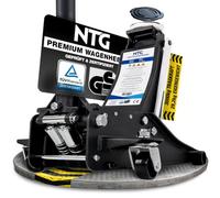 NTG Gato hidráulico 3T (altura de elevación de 75 - 505 mm), certificado TÜV, con doble cilindro, gato hidráulico profesional, 3000 kg, plano para SUV y coches bajos (SOLO 29,2 kg) versión 2026 +