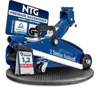 NTG Gato hidráulico de maniobra de 2 toneladas 2000 kg 130-330 mm para coche, taller, cambio de neumáticos | para el hogar y el taller | Rodable y direccionable