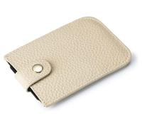 NTIYOU Carteras Cartera Cartera De Cuero for Mujer Mini Tarjetero Todo En Uno Monederos Universales Monederos Simples Unisex Bolsillo Resistente Al Desgarro Durable (Color : Cream-1)