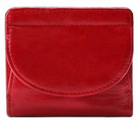 NTIYOU Carteras Cartera Cartera de Cuero for Mujer Tarjetero RFID portátil Monederos Cortos Plegables Monederos Unisex Bolsillo Resistente a desgarros Durable (Color : Red, Size : 3.7 * 4.1in)