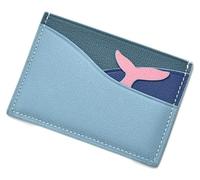 NTIYOU Carteras Cartera Mujer Oveja Cartera De Cuero for Mujer Tarjetero Portátil Mini Monederos Vintage Estilo Corto Bolsillo for Monedas Resistente Al Desgarro Durable (Color : BLU)