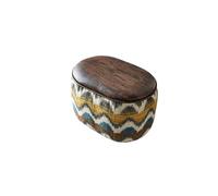 NTIYOU Escabel Banco de Zapatos de Entrada, Banco pequeño Ovalado Moderno, Taburete de tocador de Maquillaje for Sala de Estar, Dormitorio, Pasillo, Taburete Creativo Salón