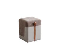 NTIYOU Escabel Reposapiés Taburete Moderno Taburete Reposapiés Taburete for Cambiar Zapatos for el hogar Taburete Bajo Sala de Estar, Dormitorio Taburete Creativo Salón(Coffee)