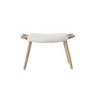 NTIYOU Escabel Taburete de Madera for pies de Silla, Banco de arpillera for sofá, Taburete de Entrada for Cambiar Zapatos, for el hogar, Sala de Estar, Dormitorio, Taburete Creativo Salón(Beige)