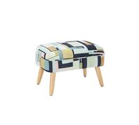 NTIYOU Escabel Taburete de Madera for pies, Taburete Bonito for Cambiar Zapatos, Taburete de Lujo for sofá, Taburete for pies for Sala de Estar, Dormitorio, Taburete Creativo Salón