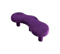 NTIYOU Escabel Taburete Triangular Creativo for Cambiar Zapatos, Banco de área de Ocio, Taburete de sofá de Forma Especial for Sala de Estar, Taburete Creativo Salón(Purple)