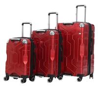 NTIYOU Maletas Conjuntos de Equipaje de 1 Pieza, Maletas de Gran Capacidad, Carrito telescópico Ajustable de 1 Velocidad, Maleta de Aduanas Equipo de Viaje (Color : Red, Size : 28in)