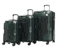 NTIYOU Maletas Conjuntos de Equipaje de 1 Pieza, Maletas de Gran Capacidad, Carrito telescópico Ajustable de 1 Velocidad, Maleta de Aduanas Equipo de Viaje (Color : Green, Size : 24in)
