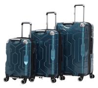 NTIYOU Maletas Conjuntos de Equipaje de 1 Pieza, Maletas de Gran Capacidad, Carrito telescópico Ajustable de 1 Velocidad, Maleta de Aduanas Equipo de Viaje (Color : BLU, Size : 24in)