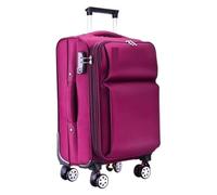 NTIYOU Maletas Equipaje de Mano Extensible, Maletas de Almacenamiento de Gran Capacidad con Ruedas universales, Equipaje de Viaje Equipo de Viaje (Color : Fuchsia, Size : 24inch)