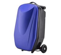 NTIYOU Maletas Maletas con Ruedas Equipaje de Mano pequeño Maleta con Ruedas de aleación de Aluminio Maleta de embarque Resistente al Desgaste absorción de Impactos Equipo de Viaje (Color : Blue-)