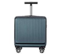 NTIYOU Maletas Maletas de 16 Pulgadas for Viajes de Negocios, Equipaje de Mano, Maletas duras Resistentes a los arañazos con Ruedas, Maleta portátil Equipo de Viaje (Color : Green-)