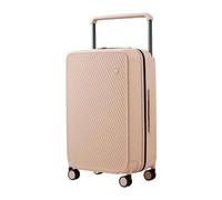 NTIYOU Maletas Maletas de Gran Capacidad, Equipaje de Mano, Equipaje retráctil con asa Ancha for Hombres y Mujeres, Maleta de Viaje de Negocios Equipo de Viaje (Color : Pink, Size : 24inch)
